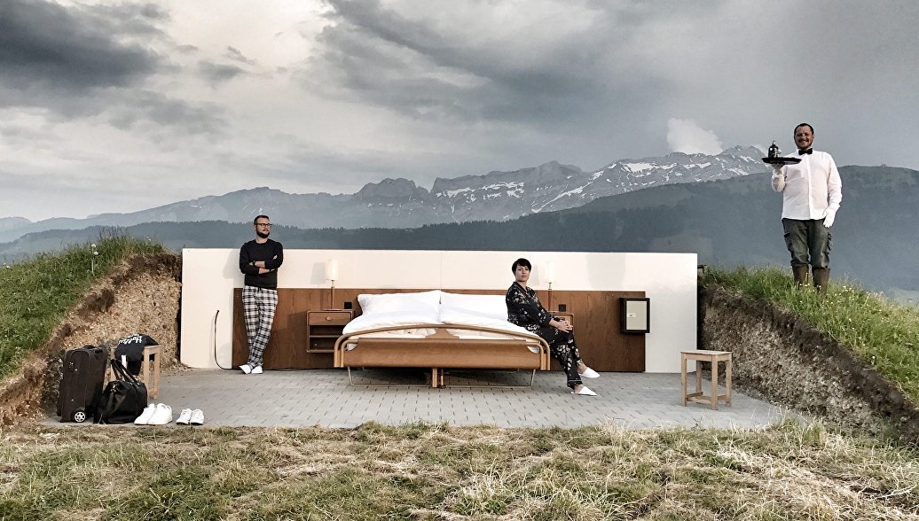 В Швейцарии открылся отель с номерами под открытым небом