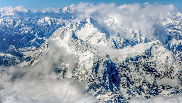 Everest View.  Archival photo