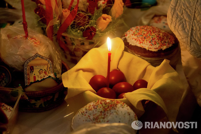 Празднование Пасхи в Томске Празднование Пасхи в Томске