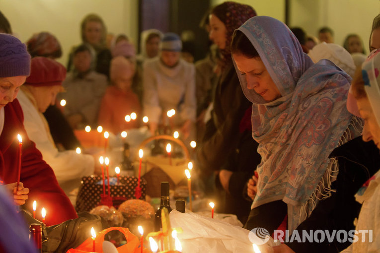 Празднование Пасхи в Томске Празднование Пасхи в Томске
