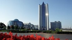 Здание главного офиса компании Газпром в Москве. Архивное фото Здание главного офиса компании Газпром в Москве. Архивное фото