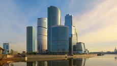 Здание главного офиса банка ВТБ в Москве. Архивное фото Здание главного офиса банка ВТБ в Москве. Архивное фото