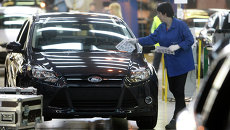 Работа завода Ford Sollers во Всеволожске. Архивное фото Работа завода Ford Sollers во Всеволожске. Архивное фото