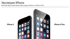 Эволюция iPhone Эволюция iPhone