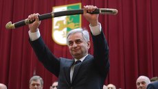 Инаугурация избранного президента Абхазии Рауля Хаджимбы Инаугурация избранного президента Абхазии Рауля Хаджимбы
