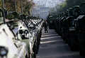 Бронетехника вооруженных сил Сербии на подготовке к параду Бронетехника вооруженных сил Сербии на подготовке к параду