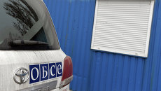Автомобиль наблюдателей ОБСЕ. Архивное фото Автомобиль наблюдателей ОБСЕ. Архивное фото