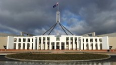 Здание парламента Австралии в Канберре. Архивное фото Здание парламента Австралии в Канберре. Архивное фото