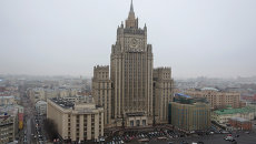 Здание МИД РФ на Смоленской площади в Москве Здание МИД РФ на Смоленской площади в Москве
