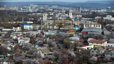 Вид на Симферополь, Крым. Архивное фото Вид на Симферополь, Крым. Архивное фото
