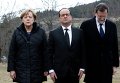Канцлер Германии Ангела Меркель, президент Франции Франсуа Олланд и премьер-министр Испании Мариано Рахой на месте крушения самолета на юге Франции Канцлер Германии Ангела Меркель, президент Франции Франсуа Олланд и премьер-министр Испании Мариано Рахой на месте крушения самолета на юге Франции