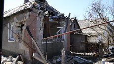 Ситуация в поселке Спартак в Донецкой области. Архивное фото Ситуация в поселке Спартак в Донецкой области. Архивное фото