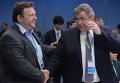 Губернатор, председатель правительства Кировской области Никита Белых и губернатор Ярославской области Сергей Ястребов во время делового круглого стола Россия – Япония: Перспективы делового сотрудничества в рамках ПМЭФ 2015 Губернатор, председатель правительства Кировской области Никита Белых и губернатор Ярославской области Сергей Ястребов во время делового круглого стола Россия – Япония: Перспективы делового сотрудничества в рамках ПМЭФ 2015