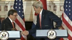 Примирение Кубы и США: открытие посольства в Вашингтоне и заявления дипломатов Примирение Кубы и США: открытие посольства в Вашингтоне и заявления дипломатов