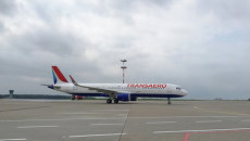 Самолет Airbus А321 авиакомпании Трансаэро. Архивное фото Самолет Airbus А321 авиакомпании Трансаэро. Архивное фото