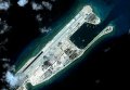 Спутниковое изображение спорных островов Спратли в Южно-Китайском море Спутниковое изображение спорных островов Спратли в Южно-Китайском море