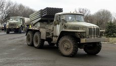 Реактивные системы залпового огня Град армии Украины. Архивное фото Реактивные системы залпового огня Град армии Украины. Архивное фото