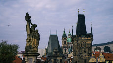 Cities of the world.  Prague.  Archival photo