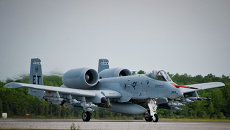Американский штурмовик A-10. Архивное фото Американский штурмовик A-10. Архивное фото