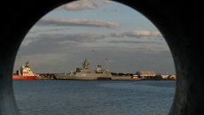 Британский военный корабль HMS Defender. Архивное фото Британский военный корабль HMS Defender. Архивное фото