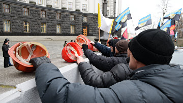 Шахтеры начали митинг у Верховной Рады