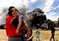 Тушение пожара в Мельбурне, Австралия Тушение пожара в Мельбурне, Австралия