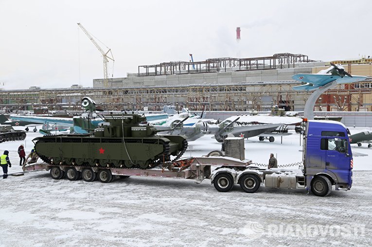 В Свердловской области по советским чертежам воссоздали танк Т-35 В Свердловской области по советским чертежам воссоздали танк Т-35