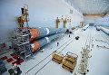 Сборка ракеты-носителя Союз-2 в Техническом комплексе космодрома Восточный в Амурской области Сборка ракеты-носителя Союз-2 в Техническом комплексе космодрома Восточный в Амурской области