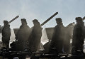 Тренировка военнослужащих 449-го отдельного салютного дивизиона ЗВО Тренировка военнослужащих 449-го отдельного салютного дивизиона ЗВО