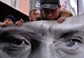 Участники марша памяти, посвященного годовщине гибели политика, общественного деятеля Бориса Немцова Участники марша памяти, посвященного годовщине гибели политика, общественного деятеля Бориса Немцова
