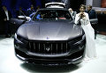 Автомобиль Maserati Levante SUV на 86-м международном автосалоне в Женеве. Март 2016 Автомобиль Maserati Levante SUV на 86-м международном автосалоне в Женеве. Март 2016