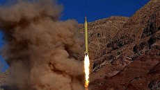 Тестовый запуск баллистической ракеты в Иране Тестовый запуск баллистической ракеты в Иране