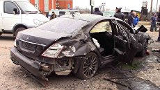 Взрыв автомобиля в Назрани. 11 марта 2016. Архивное фото Взрыв автомобиля в Назрани. 11 марта 2016. Архивное фото