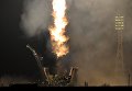 Пуск ракеты-носителя Союз-ФГ с транспортным пилотируемым кораблем Союз ТМА-20М с космодрома Байконур Пуск ракеты-носителя Союз-ФГ с транспортным пилотируемым кораблем Союз ТМА-20М с космодрома Байконур