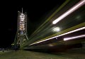 Установка ракеты-носителя Союз-ФГ с пилотируемым кораблем Союз ТМА-20М на стартовый стол первой Гагаринской стартовой площадки космодрома Байконур Установка ракеты-носителя Союз-ФГ с пилотируемым кораблем Союз ТМА-20М на стартовый стол первой Гагаринской стартовой площадки космодрома Байконур