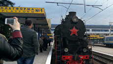 Паровоз в Симферополе Паровоз в Симферополе