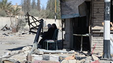 Жители Пальмиры, вернувшиеся в город после его освобождения от боевиков Жители Пальмиры, вернувшиеся в город после его освобождения от боевиков