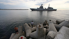 Большой десантный корабль Иван Грен вышел в море на ходовые испытания Большой десантный корабль Иван Грен вышел в море на ходовые испытания