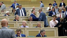 Заседание Совета Федерации РФ. Архивное фото Заседание Совета Федерации РФ. Архивное фото