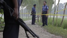 Сотрудники правоохранительных органов Бангладеш. Архивное фото Сотрудники правоохранительных органов Бангладеш. Архивное фото