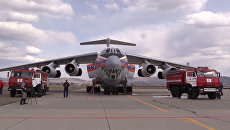 Вылет пропавшего ИЛ-76 для тушения пожаров в Иркутской области до исчезновения Вылет пропавшего ИЛ-76 для тушения пожаров в Иркутской области до исчезновения