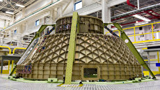 Пилотируемый транспортный космический корабль CST 100 Starliner. Архивное фото Пилотируемый транспортный космический корабль CST 100 Starliner. Архивное фото