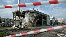 Снос незаконных построек у станции метро Теплый стан. Архивное фото Снос незаконных построек у станции метро Теплый стан. Архивное фото