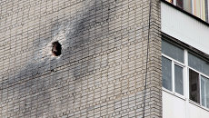 Последствия обстрела города Ясиноватая в Донецкой области. Архивное фото Последствия обстрела города Ясиноватая в Донецкой области. Архивное фото