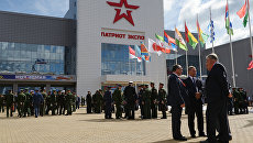 Открытие Международного военно-технического форума АРМИЯ-2016. Архивное фото Открытие Международного военно-технического форума АРМИЯ-2016. Архивное фото