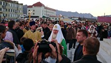 Храм Воздвижения Креста, который освятил патриарх Кирилл Храм Воздвижения Креста, который освятил патриарх Кирилл