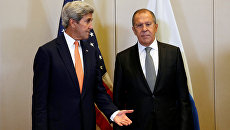 Глава МИД РФ Сергей Лавров и госсекретарь США Джон Керри на переговорах по урегулированию сирийского кризиса в Женеве, Швейцария. 9 сентября 2016 года Глава МИД РФ Сергей Лавров и госсекретарь США Джон Керри на переговорах по урегулированию сирийского кризиса в Женеве, Швейцария. 9 сентября 2016 года