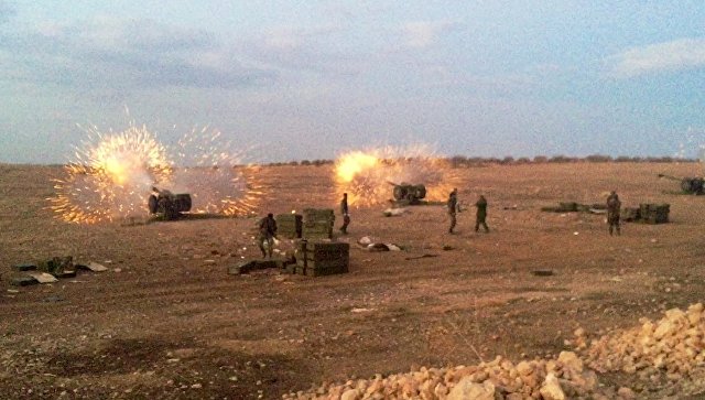 Сирийская артиллерия. Архивное фото