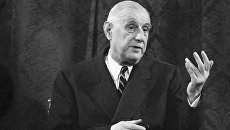 Президент Франции Шарль де Голль, 1965 год Президент Франции Шарль де Голль, 1965 год