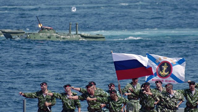 Минобороны опубликовало видео ко Дню Морской пехоты ВМФ